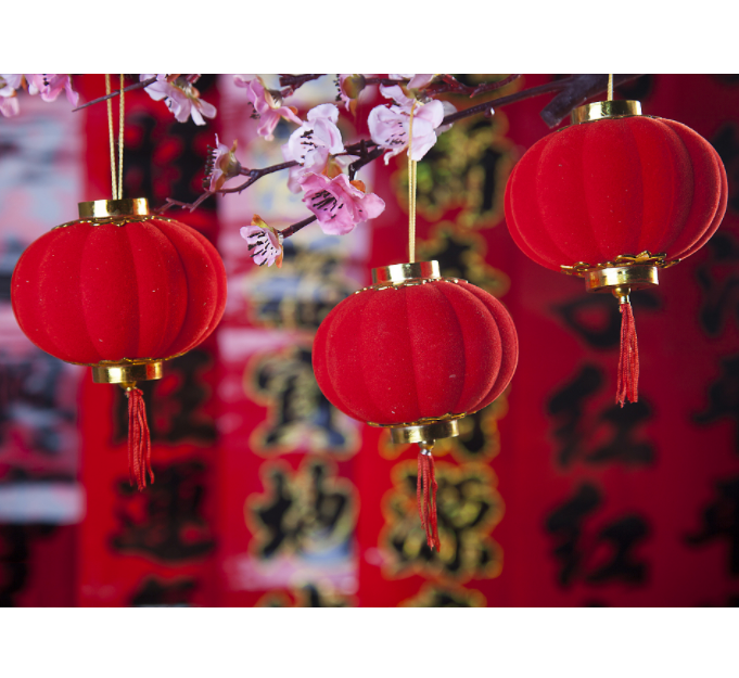 灯笼/对联植绒